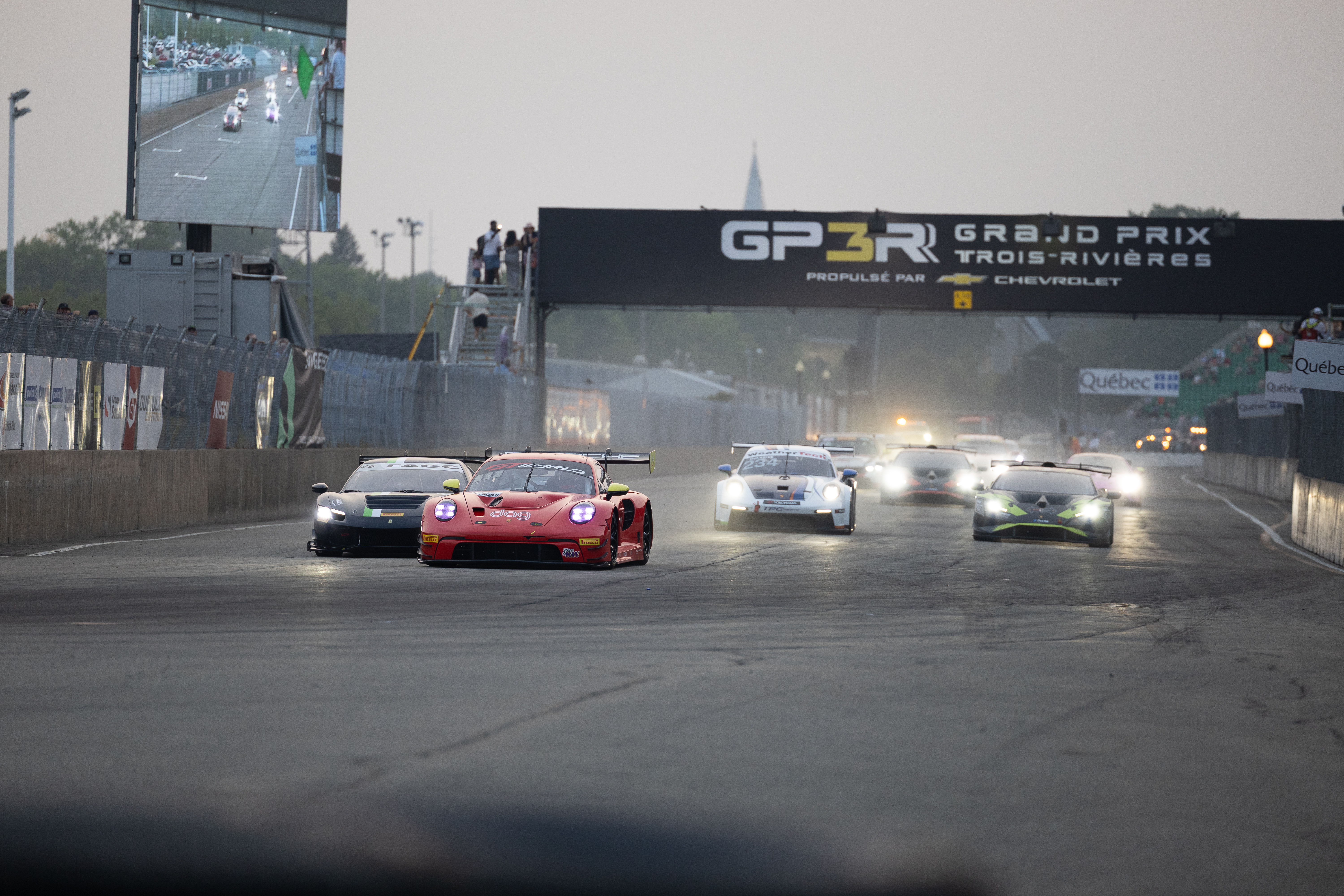 Voitures de rallycross au Grand Prix de Trois-Rivières